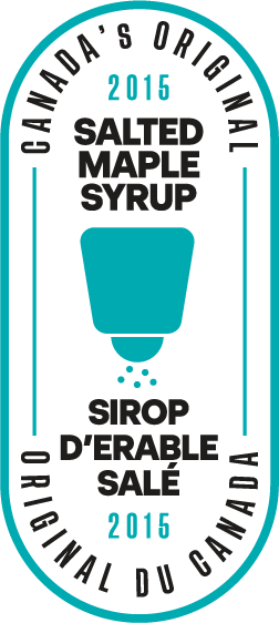 Dript Gourmet, Canada's original salted maple syrup Seal 2015