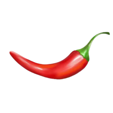 Graphique de piment rouge