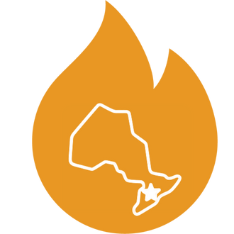 Proudly crafted in Ontario brand icon in yellow